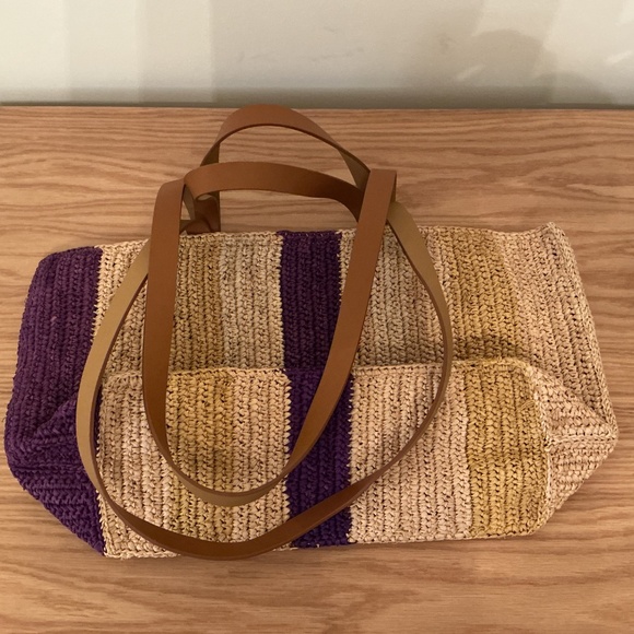 Liviana Conti raffia bag - Picture 2 of 3